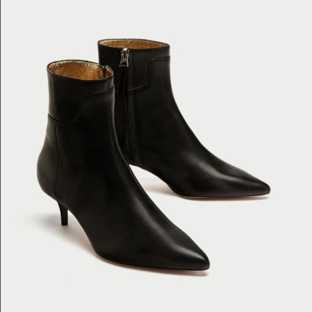 Zara Short Heeled Boots